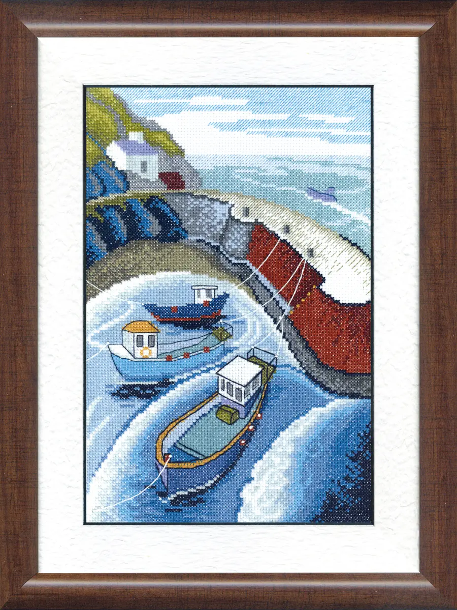 ВТ-161 Набор для вышивания крестом Crystal Art "Запах моря". Catalog. Kits