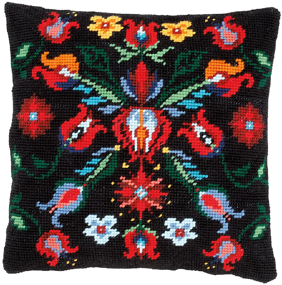 PN-0168334 Набор для вышивания подушки (гобелен) Vervaco "Folklore". Catalog. Kits