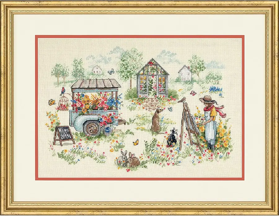 70-35445 Набір для вишивання хрестиком Blissful Moments/Блаженні моменти  DIMENSIONS. Catalog. Kits