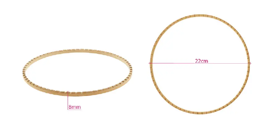 240-9 Ткацкий станок кругового ткачества (обруч, ловец снов) ø22 см, 69 вырезок Nurge. Catalog. Embroidery and sewing. Tambour