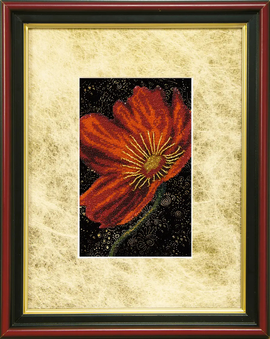 Набор для вышивки ювелирным бисером Чарівна Мить БЮ-504 "Мак". Catalog. Kits