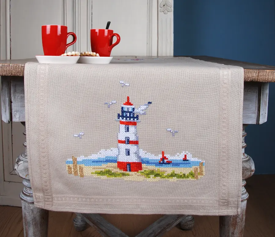 PN-0194670 Набор для вышивания крестом (дорожка на стол) Vervaco. Catalog. Kits