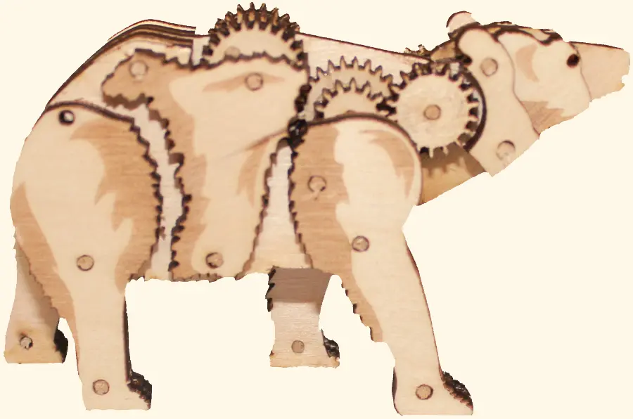 F-068 Набор-конструктор Чарівна Мить "Механический медведь" . Catalog. Kits