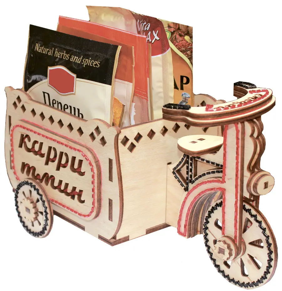 F-079 Набор-конструктор Чарівна Мить Подставка для специй "Велосипед" . Catalog. Kits