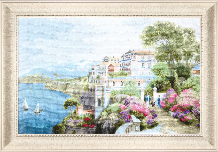 ВТ-055 Набор для вышивания крестом Crystal Art "Бархатный сезон". Catalog. Kits