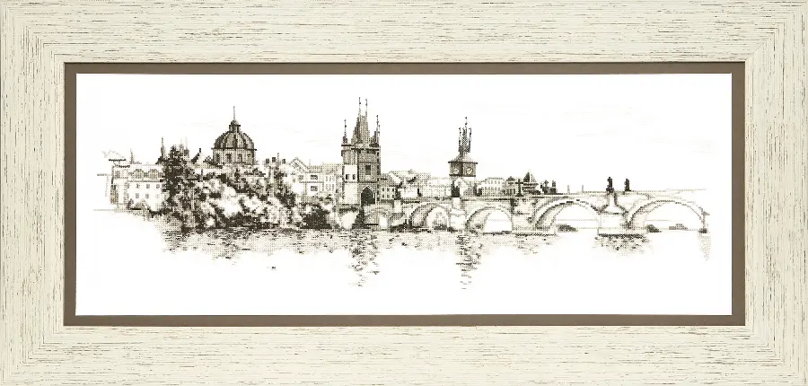 ВТ-142 Набор для вышивания крестом Crystal Art "Воспоминания о Праге". Catalog. Kits