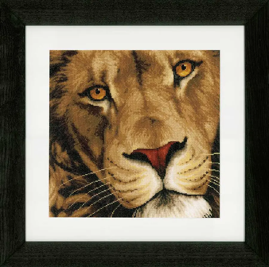 PN-0154980 Набор для вышивки крестом LanArte King of Animals "Царь зверей". Catalog. Kits