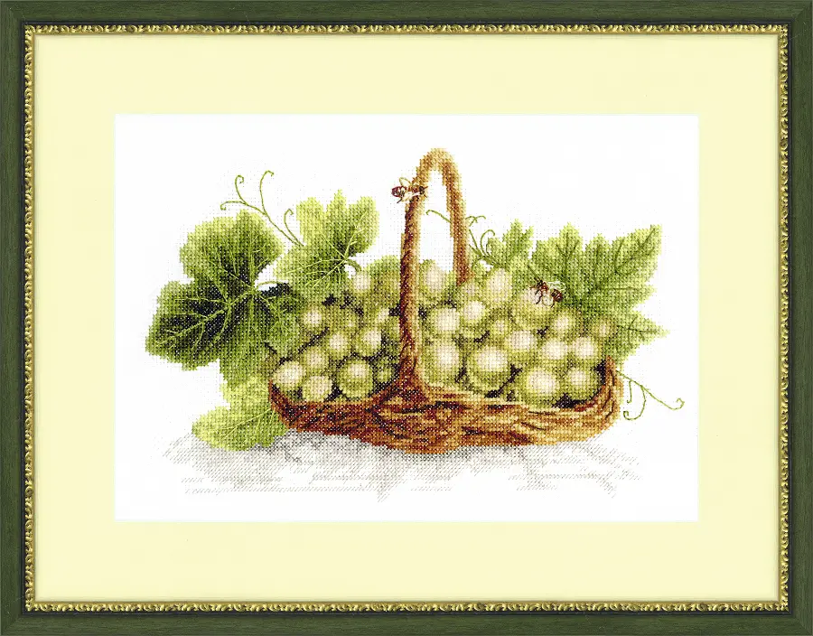 ВТ-170 Набор для вышивания крестом Crystal Art "Янтарный виноград". Catalog. Kits