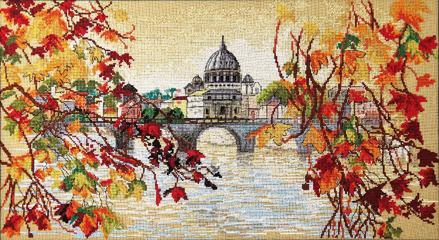 ВТ-240 Набор для вышивания крестом Crystal Art "Шелест листьев". Catalog. Kits